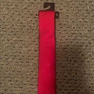 Express Men red slim tie